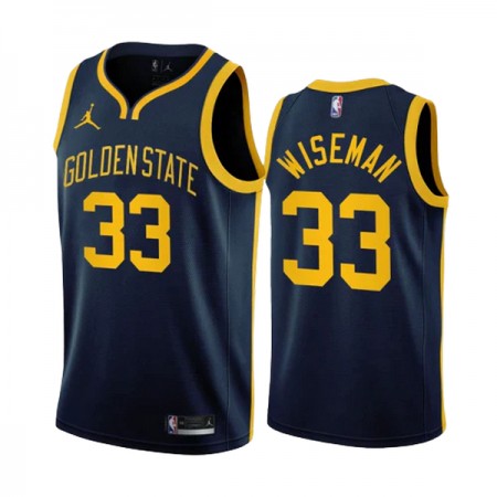 Dres Golden State Warriors James Wiseman 33 Jordan 2022-23 Statement Edition Navy Swingman